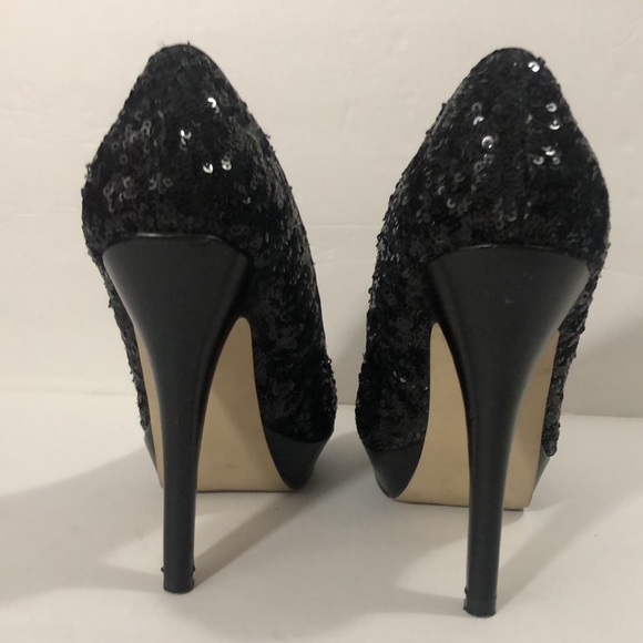 Olsenboye Sequin Platform Oparys Pump - Picture 3 of 8